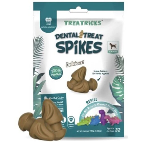 Natura Nourish Treatricks Dental Treats Spike Chicken Dog Treats Chicken